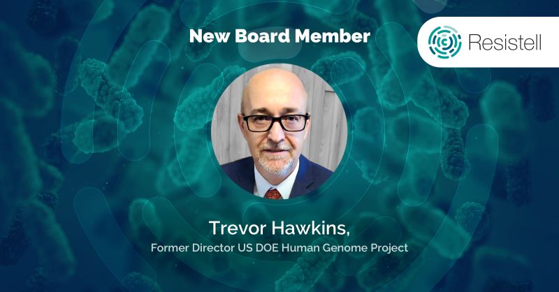 Please join us in welcoming Trevor Hawkins to our Board of Directors at Resistell!